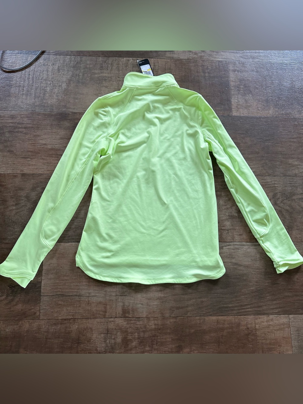 New Under Armour cold gear neon yellow/green half zip - Picture 2 of 11